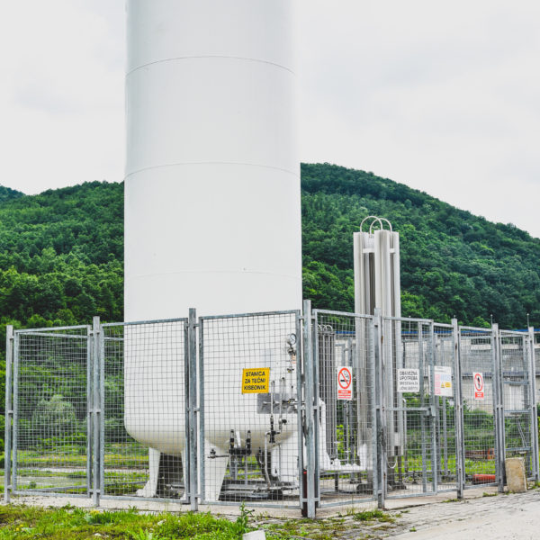 Боца за течни кисеоник