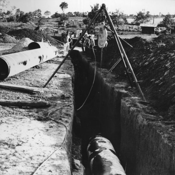 Постављање моравског цевовода